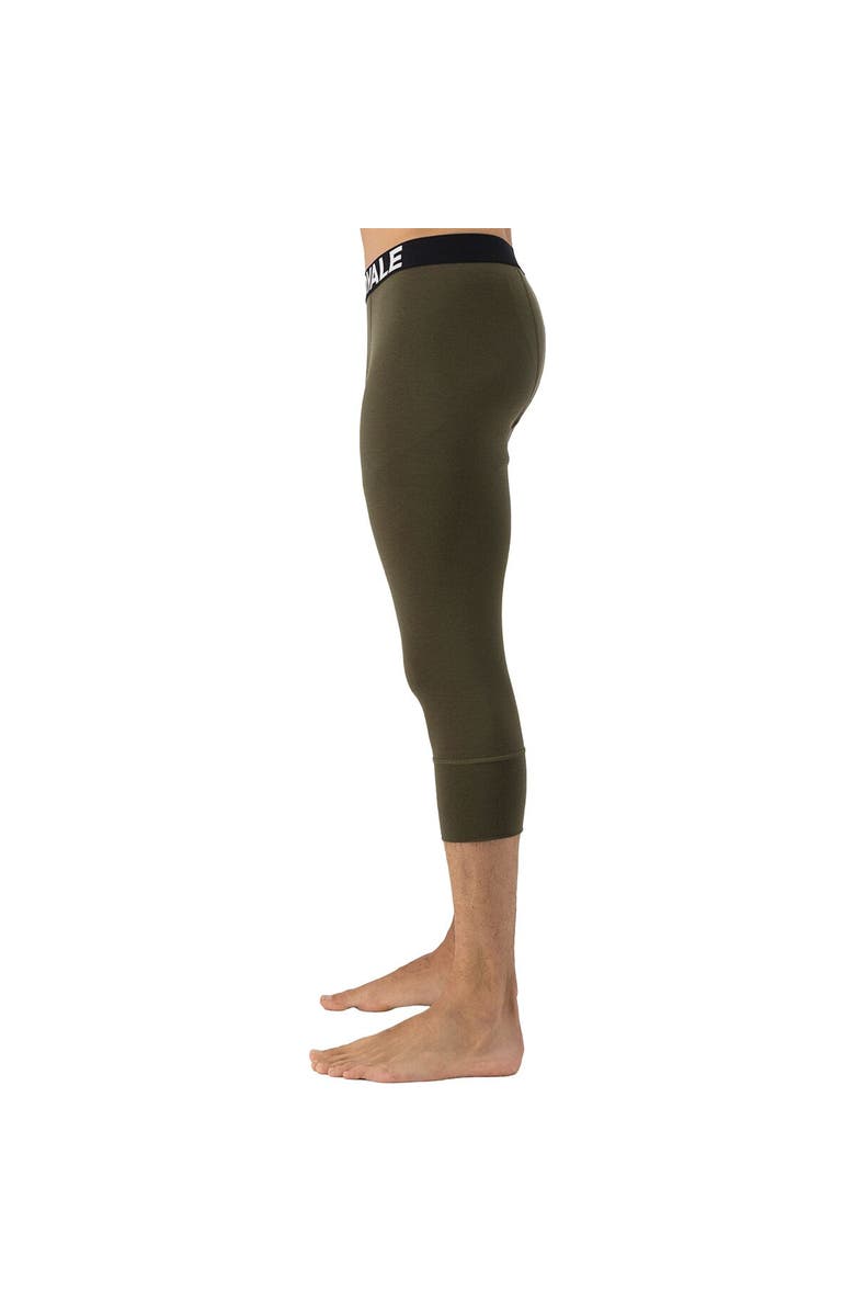 Mons Royale Cascade 3/4 Legging - Men's, Alternate, color, Dark Olive