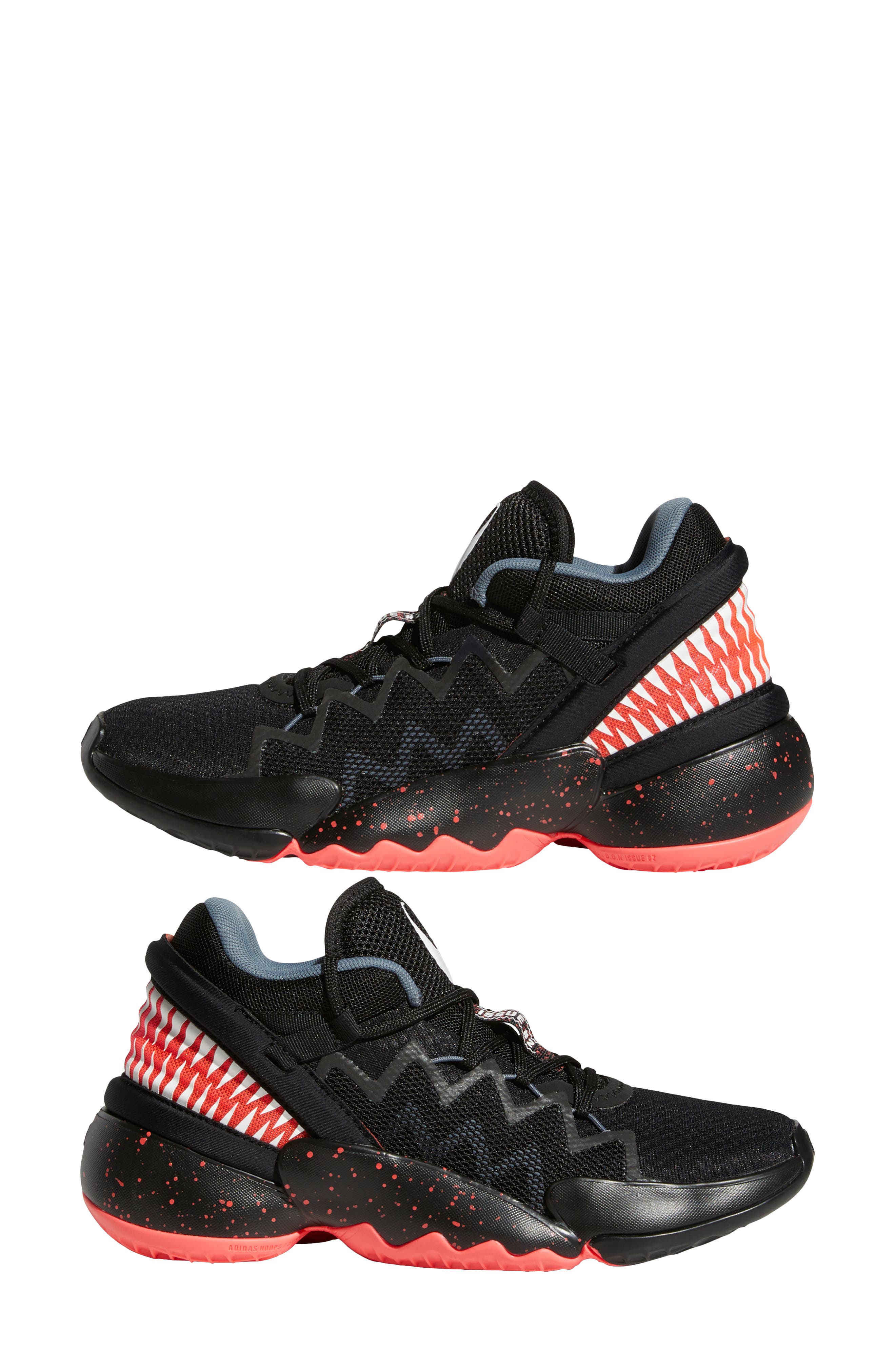 Kids' D.O.N. Issue #2 Basketball Shoe, Alternate, color, BLACK/ PINK/ WHITE