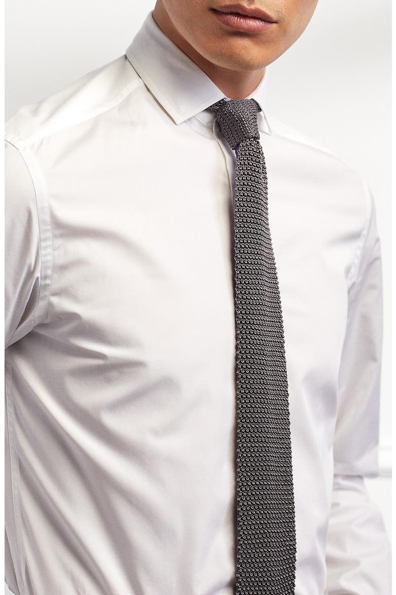 Cotton Poplin Button-Up Shirt, Alternate, color, WHITE