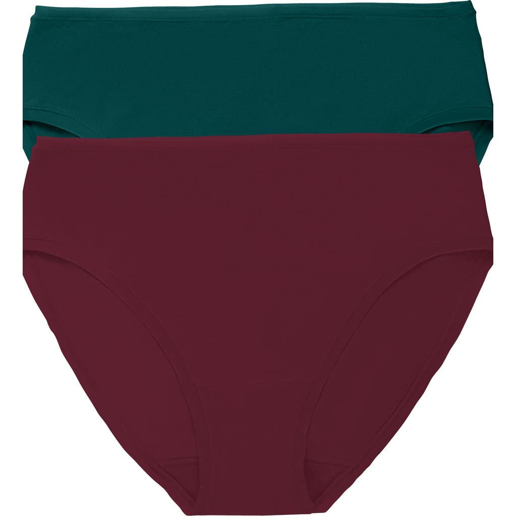 Natori Bliss Bare Cotton Hipster 2-pack In Multi