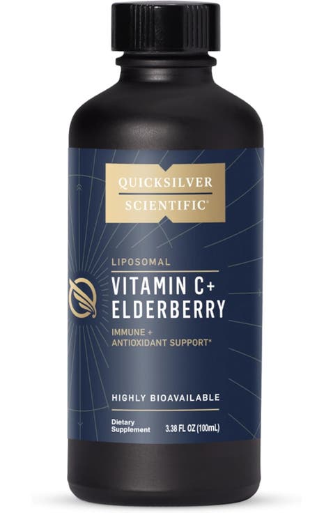 Liposomal Vitamin C and Elderberry Liquid Supplement