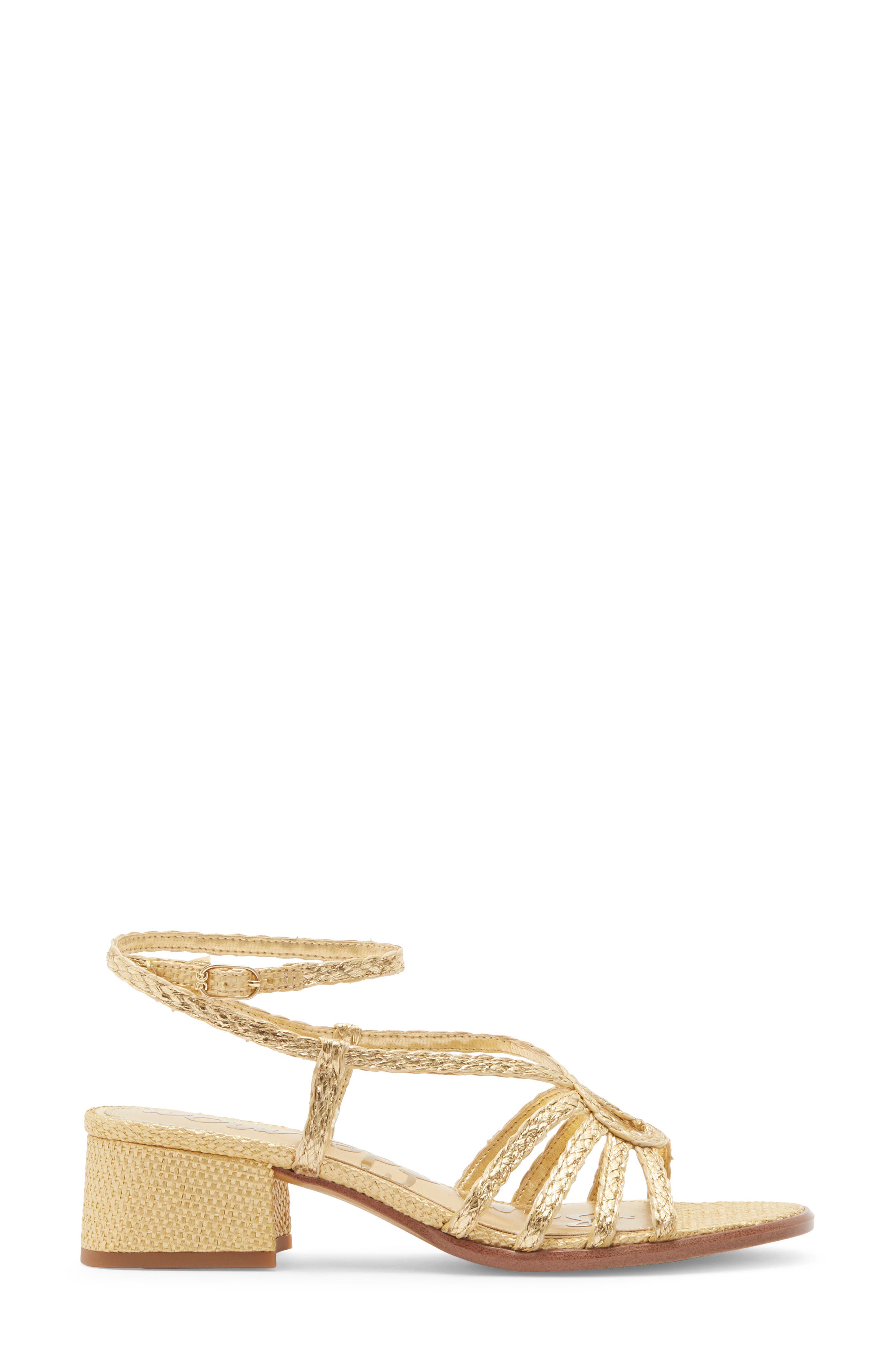 Fletcher Strappy Sandal, Alternate, color, AMBER GOLD