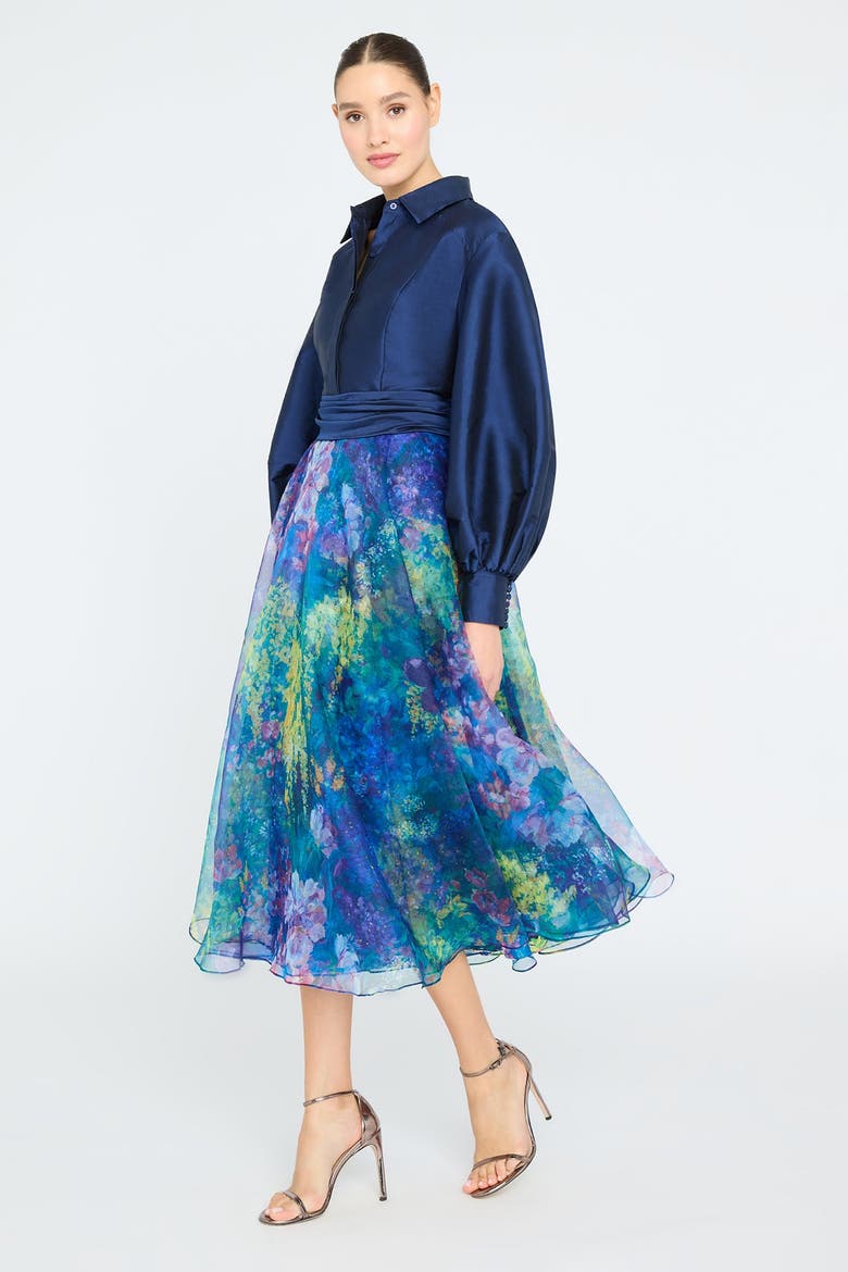Mary Shirt Dress, Alternate, color, Navy