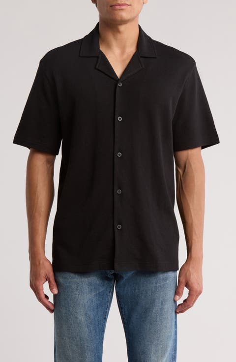 Thermal Knit Camp Shirt