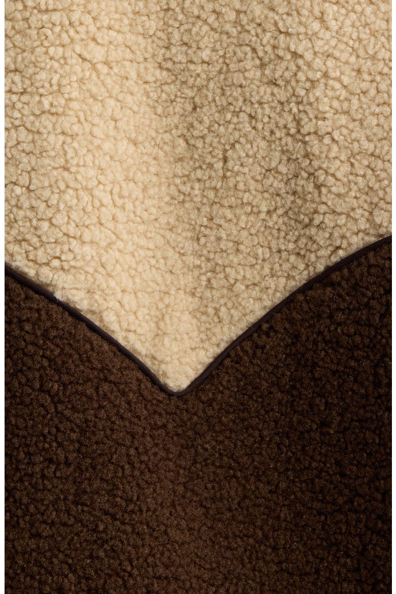Reversible Pasture Fleece Jacket, Alternate, color, BROWN W/ CREAM