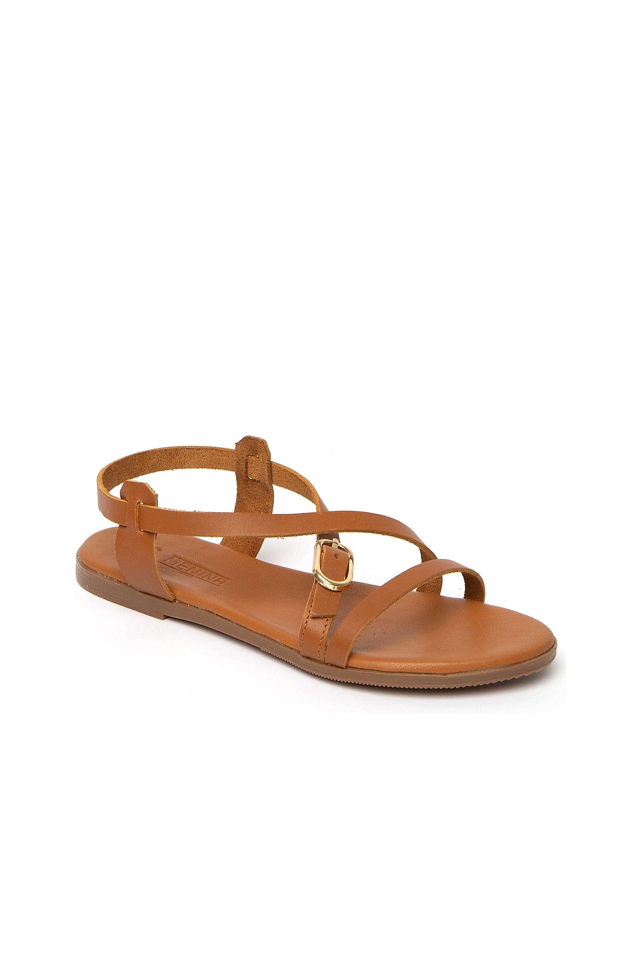 Vera Flat Sandal, Main, color, Tan