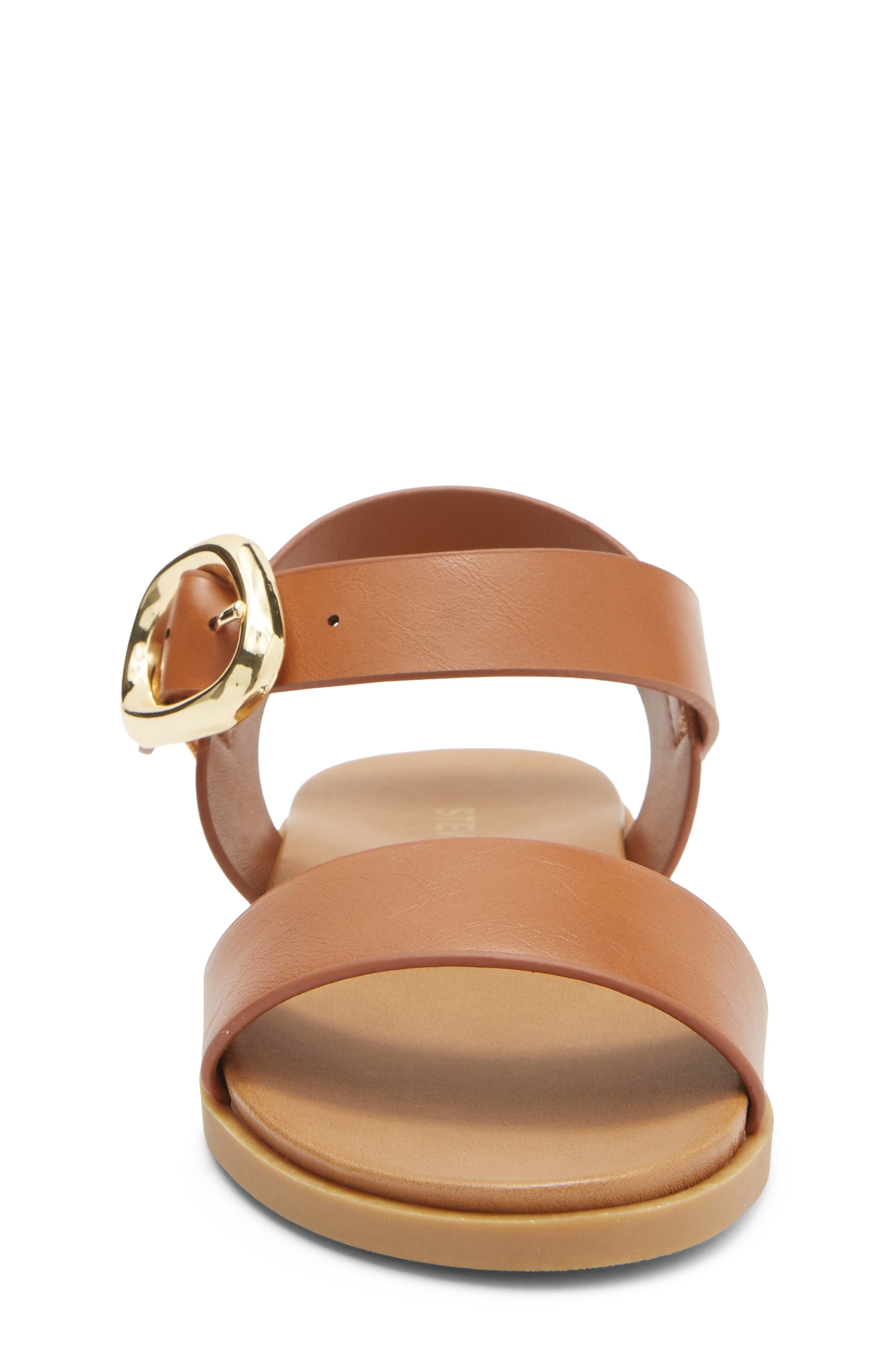 Steve Madden Kids' Tacee Flat Sandal, Alternate, color, Cognac