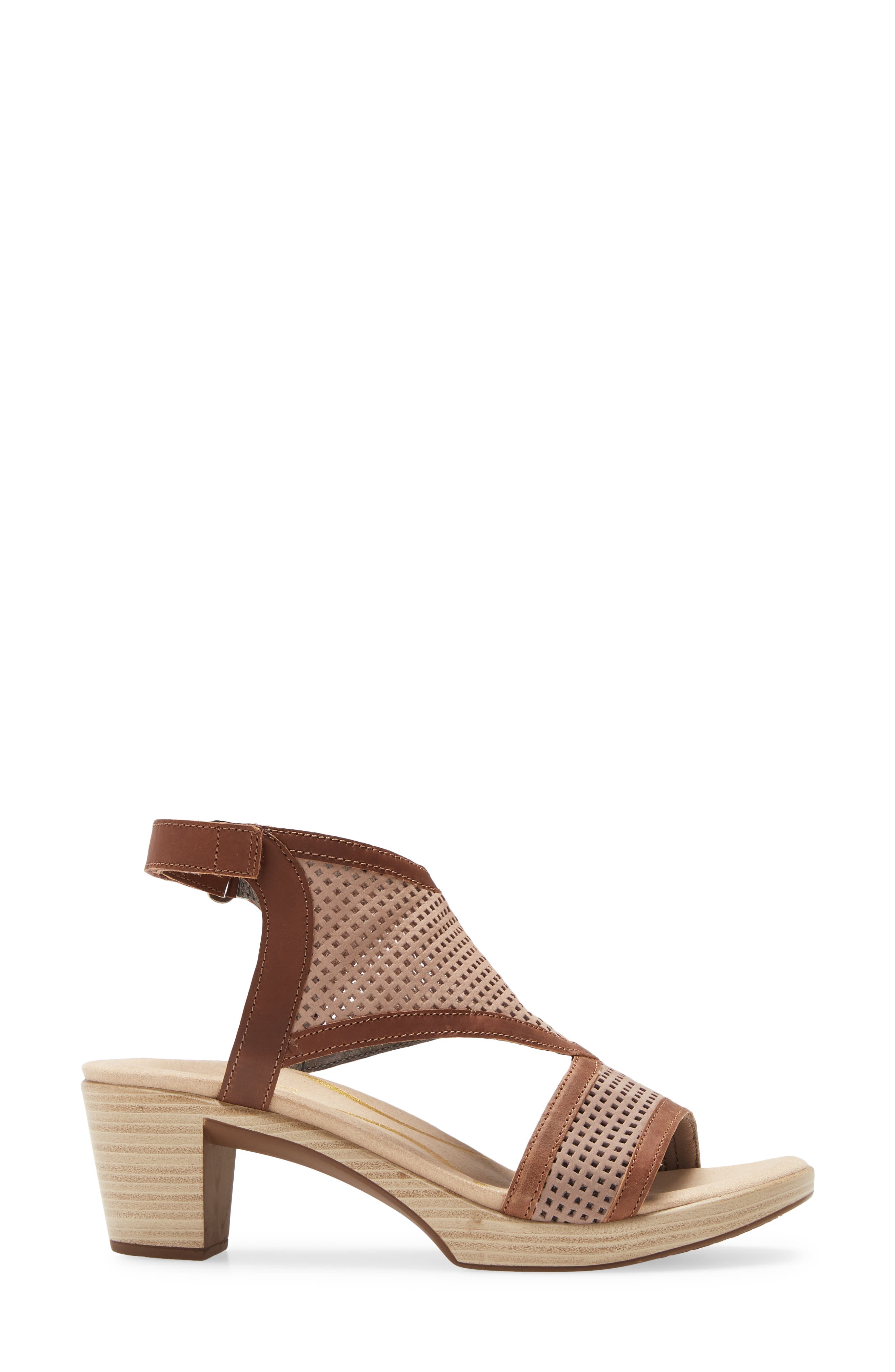 Destiny Sandal, Alternate, color, STONE NUBUCK/ SADDLE LEATHER