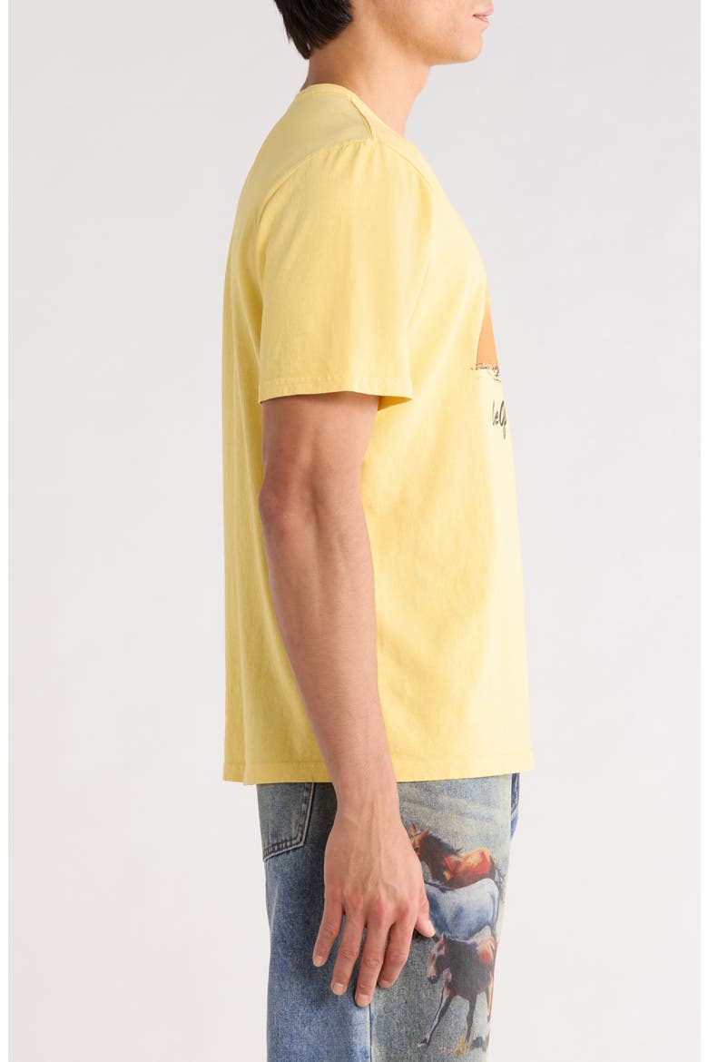 Could Only Remember Cotton Graphic T-Shirt, Alternate, color, HARD WASHED YELLOW