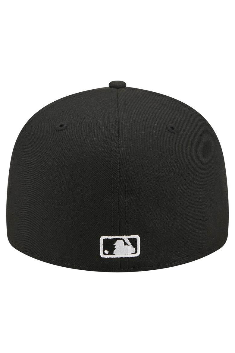 Men's New Era Black Boston Red Sox Americana Bald Eagle Pre-Curved 59FIFTY Fitted Hat, Alternate, color, Black