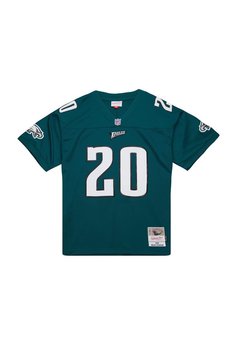 Men's Mitchell & Ness Brian Dawkins Green Philadelphia Eagles Legacy Replica Jersey, Alternate, color, Green