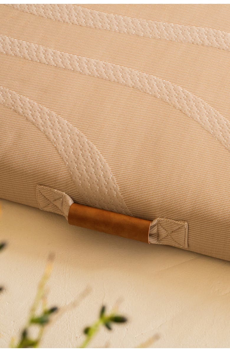 LAY LO Brigette Romanek by LAY LO Luxury Dog Bed, Alternate, color, Taupe