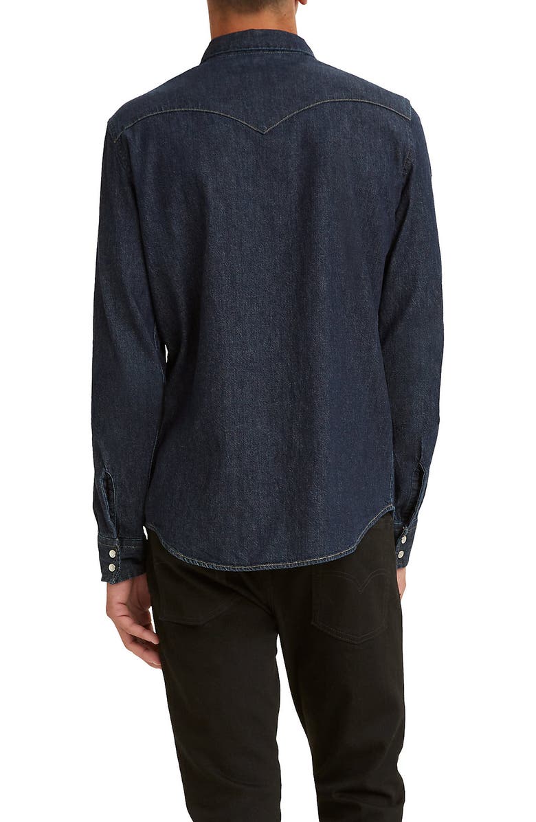 Levi's Classic Western Standard Denim Shirt, Alternate, color, Red Cast Rinse Takedown