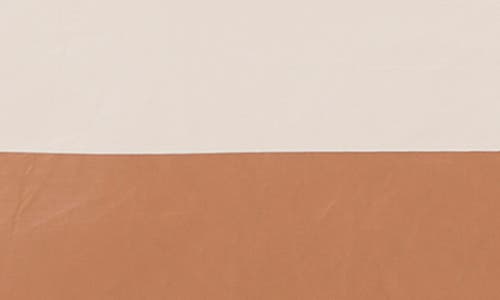 Aloha Collection Mid Dipped Water Resistant Tyvek® Zip Pouch In Toffee/sandstone