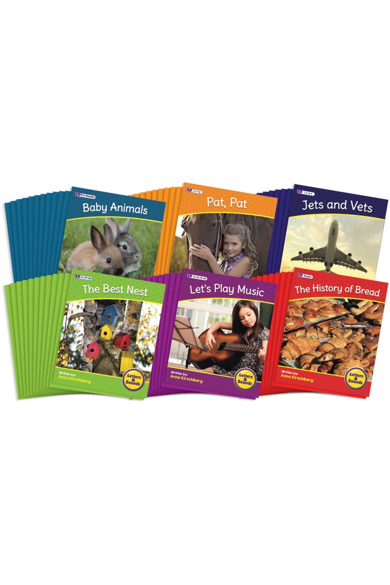 Letters & Sounds Set 2 Non Fiction Educational Learning Box, Alternate, color, Multicolored
