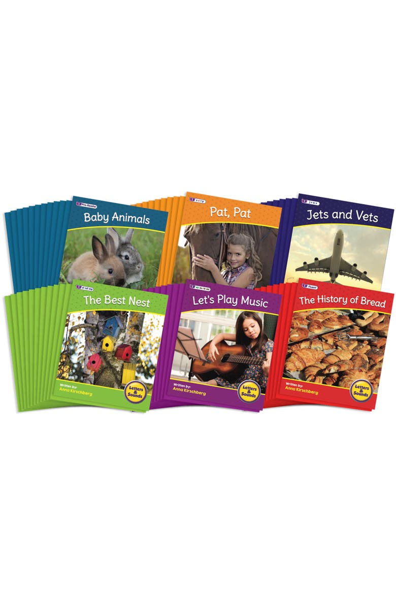 Junior Learning Letters & Sounds Set 2 Non Fiction Educational Learning Box, Alternate, color, Multicolored