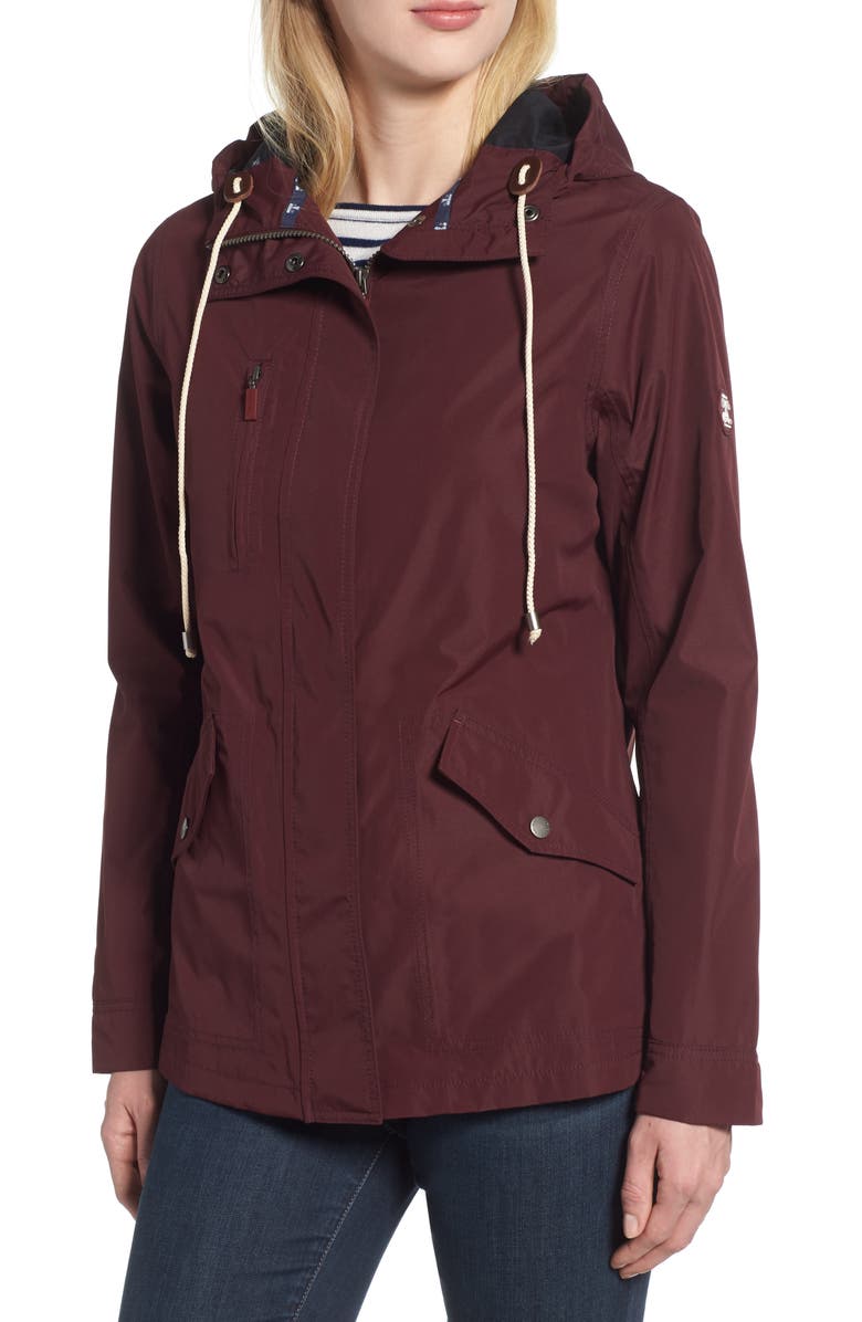 Barbour Headland Waterproof Hooded Raincoat, Alternate, color, 