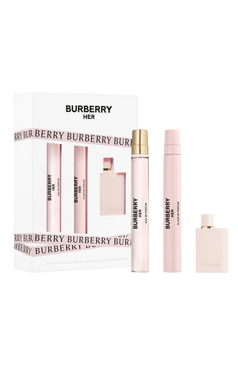 Burberry Her Travel Size Fragrance Set $92 Value, Main, color, 