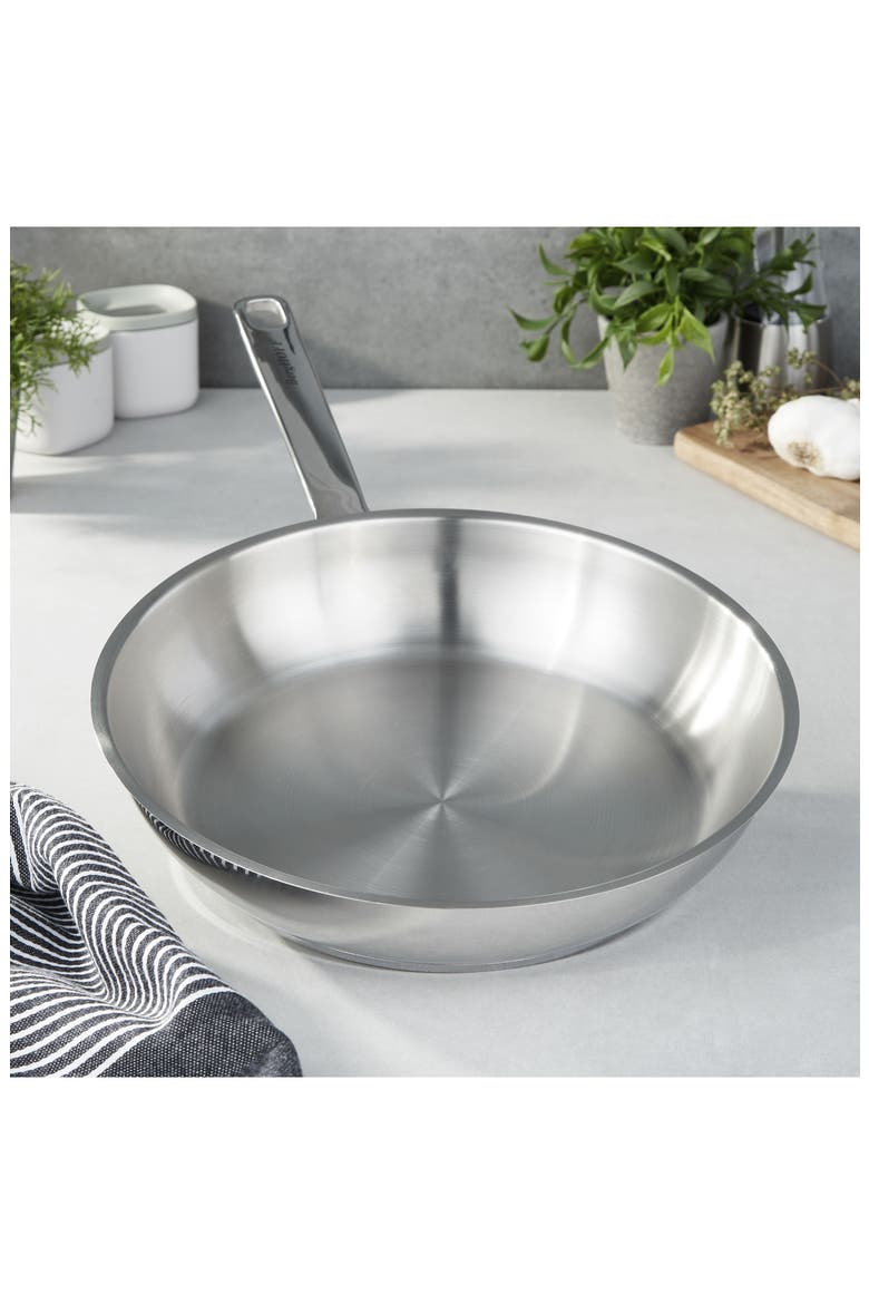 DiNA Helix 11-Inch Fry Pan, Alternate, color, SILVER