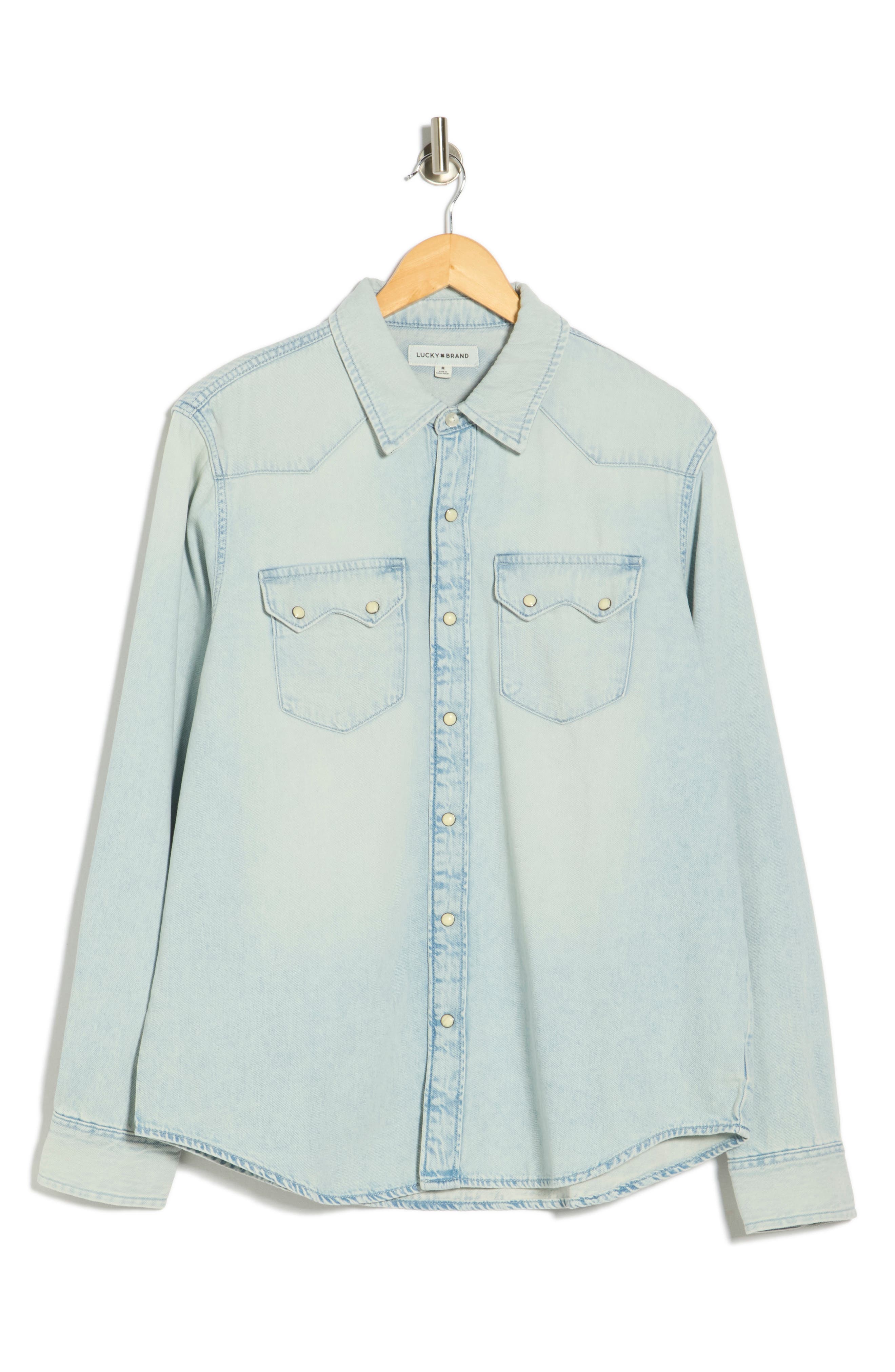 Lucky Brand Denim Western Button-Up Shirt