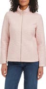 Kate Spade New York short spade flower quilted jacket