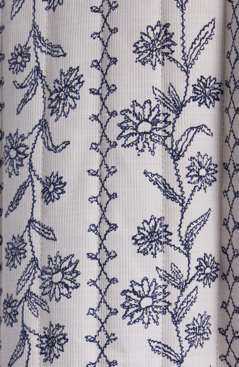 Ilse Jacobsen Ottoma Floral Quilted Cotton Jacket, Alternate, color, White Wildflower