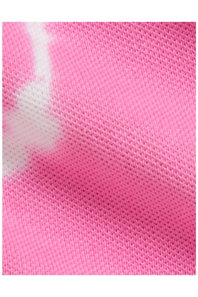 Stretch Mesh Polo & Shorts Set, Alternate, color, DALIA PINK TIE DYE