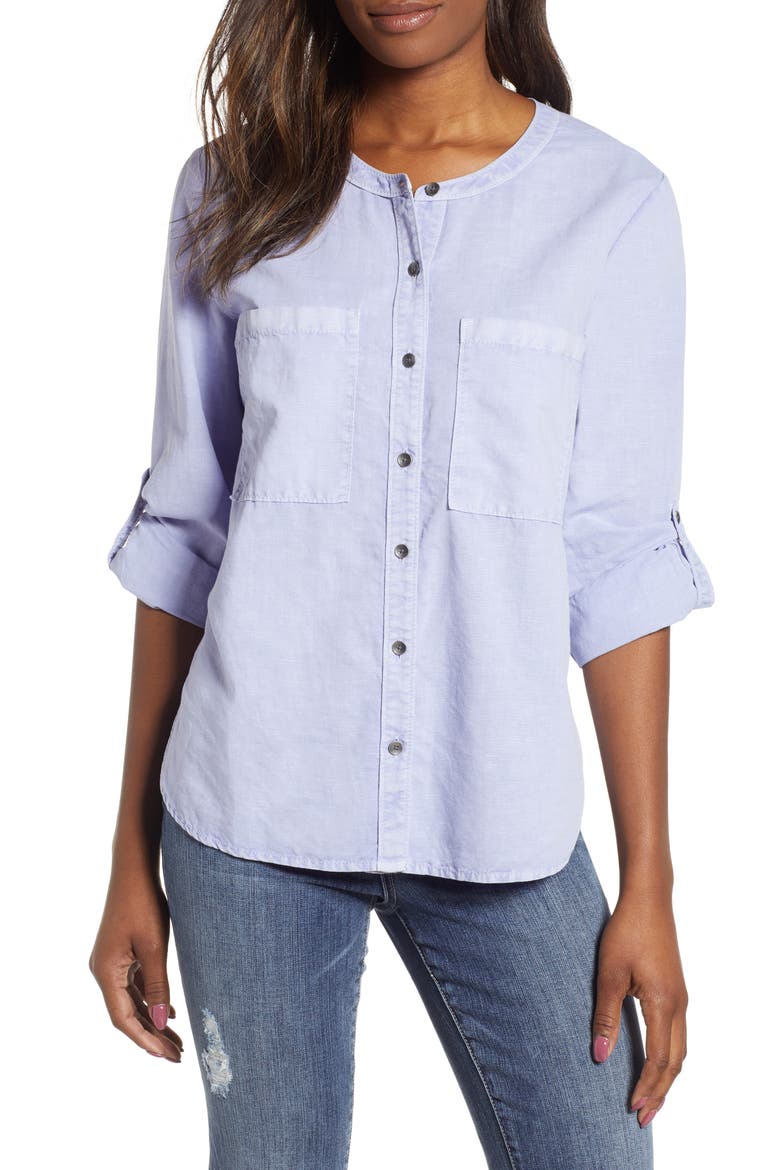 Long Sleeve Top, Main, color, PURPLE PERFUME