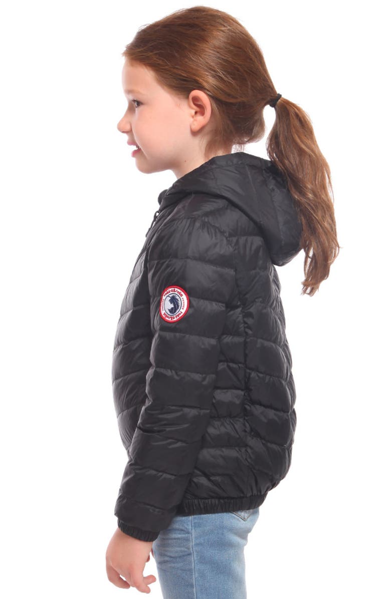 Rokka&Rolla Kids' Ultra Light Quilt Packable Down Jacket, Alternate, color, Rich Black