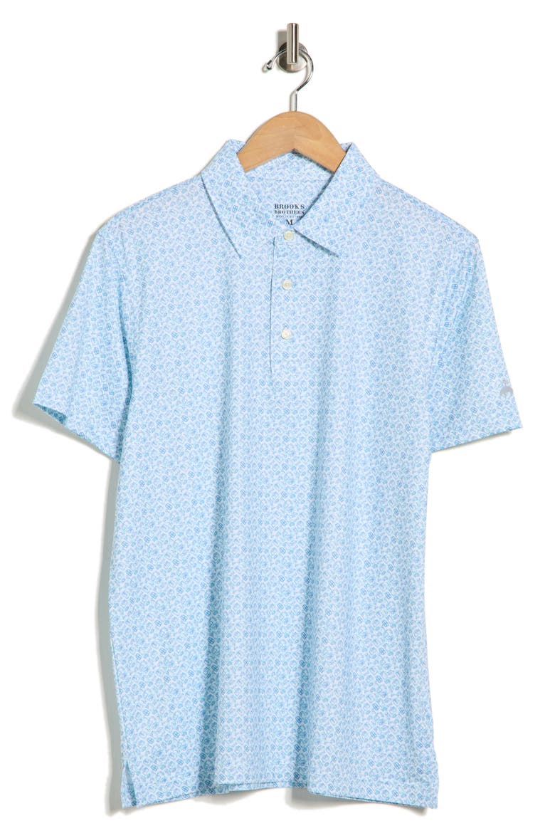 Performance Print Polo, Alternate, color, WHITE MULTI