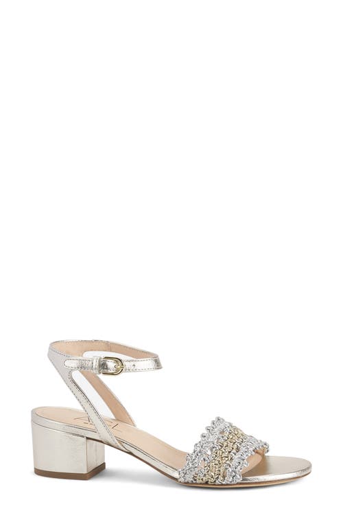 Agl Attilio Giusti Leombruni Agl Lala Ankle Strap Sandal In Multi Silverandy
