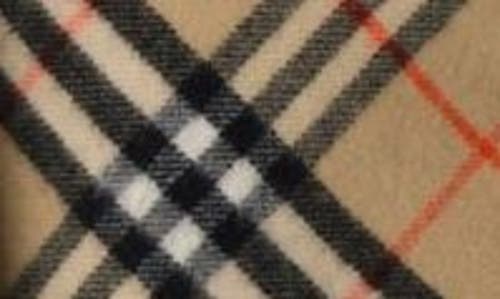 Burberry Charlotte Cape With Plaid Pattern And Fringe