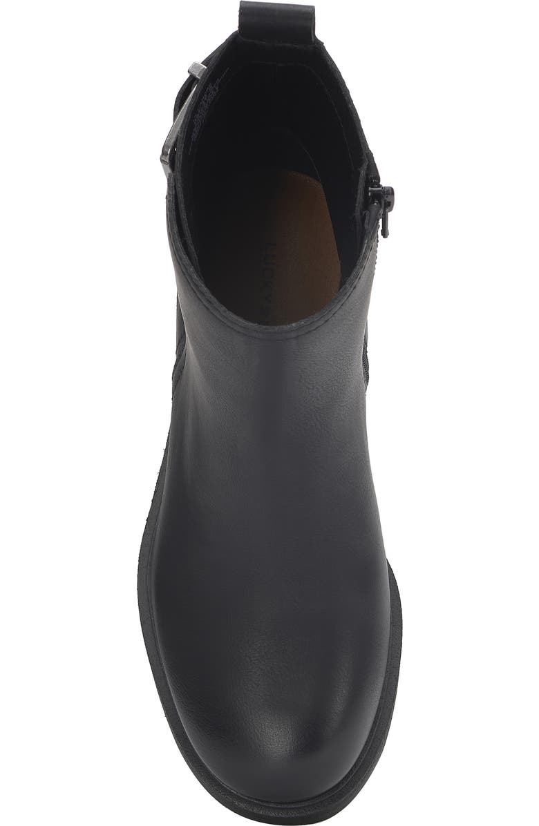 Lucky Brand Candre Lug Sole Boot, Alternate, color, Black