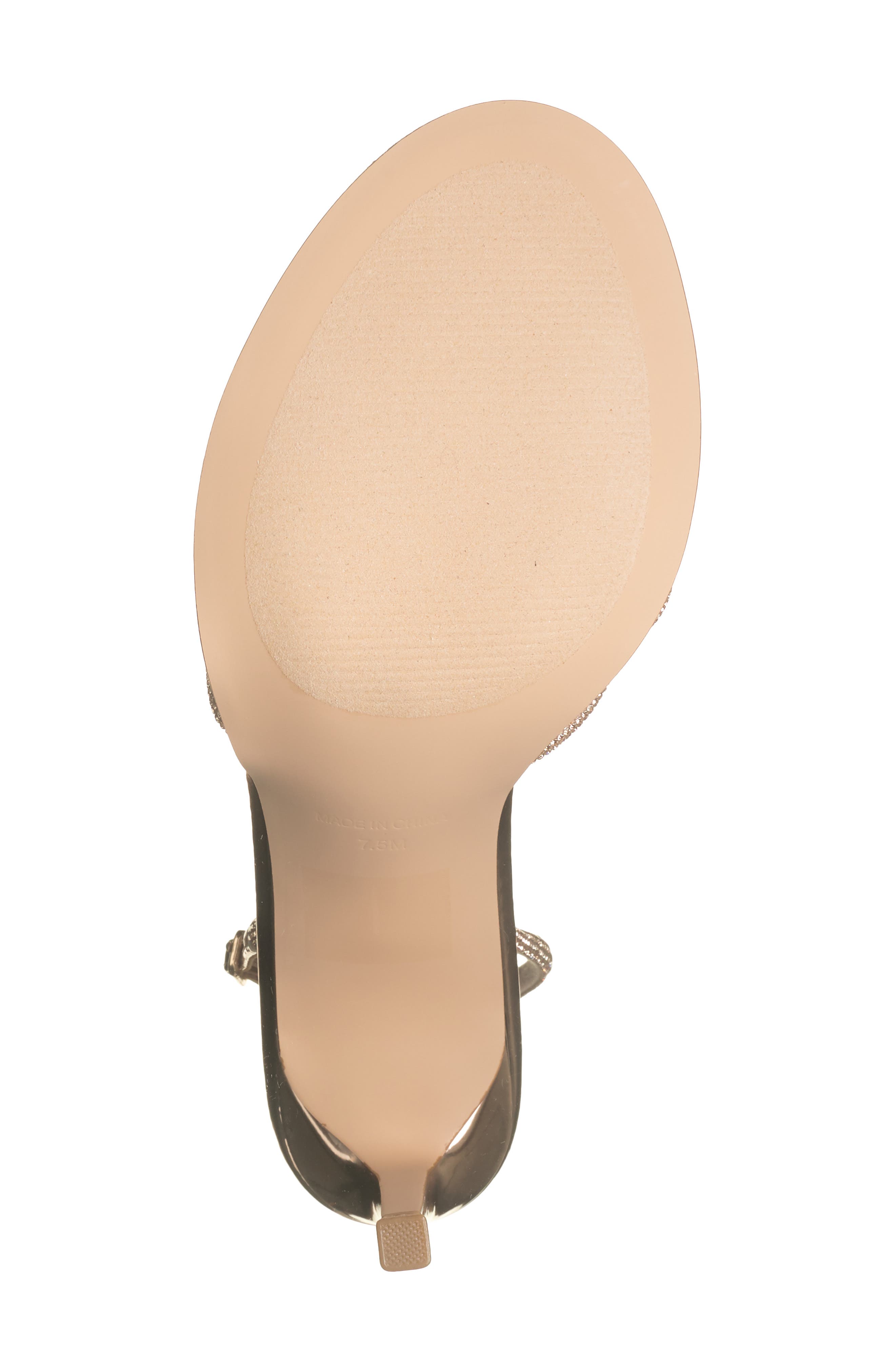 Steve Madden Langly Knotted Slingback Sandal, Alternate, color, Rose Gold