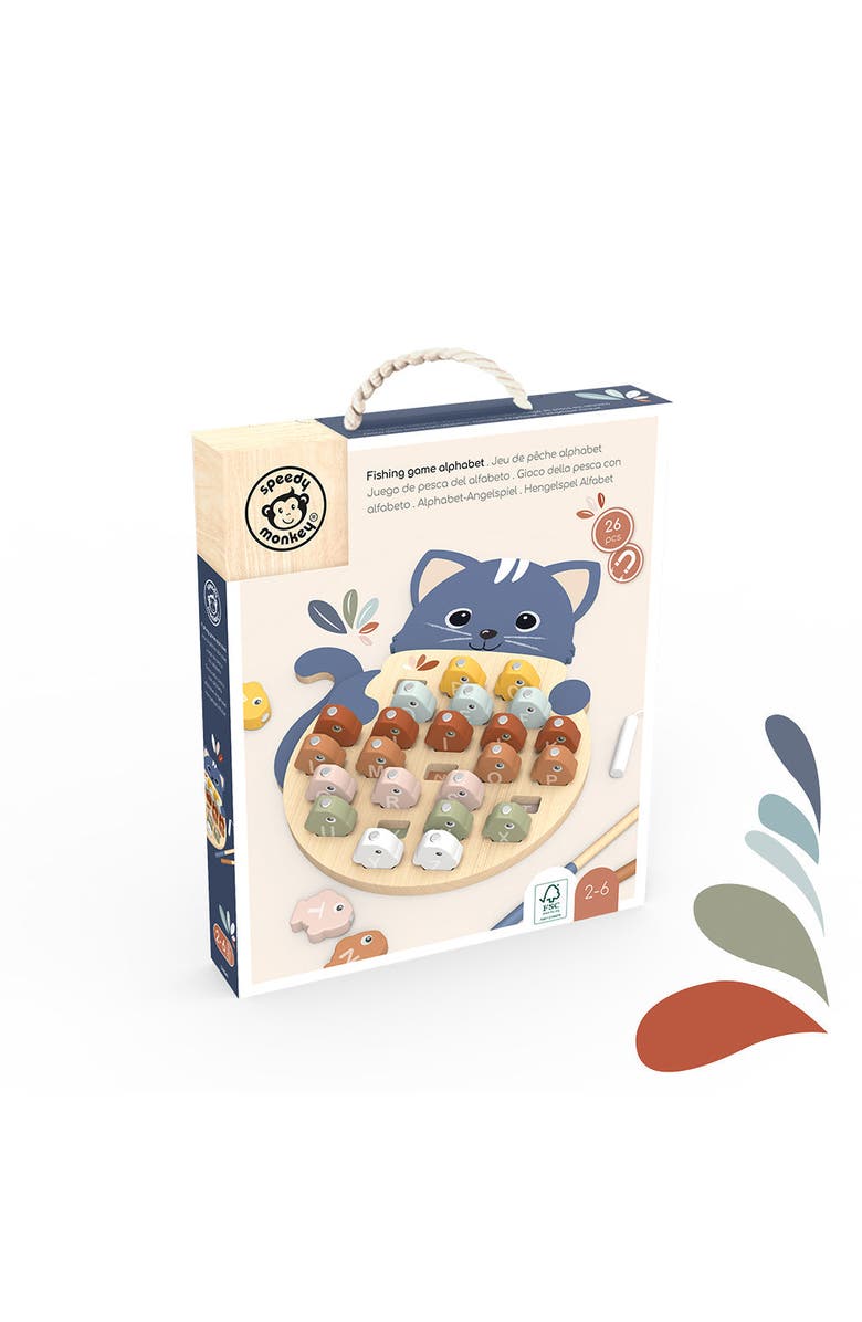 Speedy Monkey Fishing Game Alphabet, Alternate, color, Multi