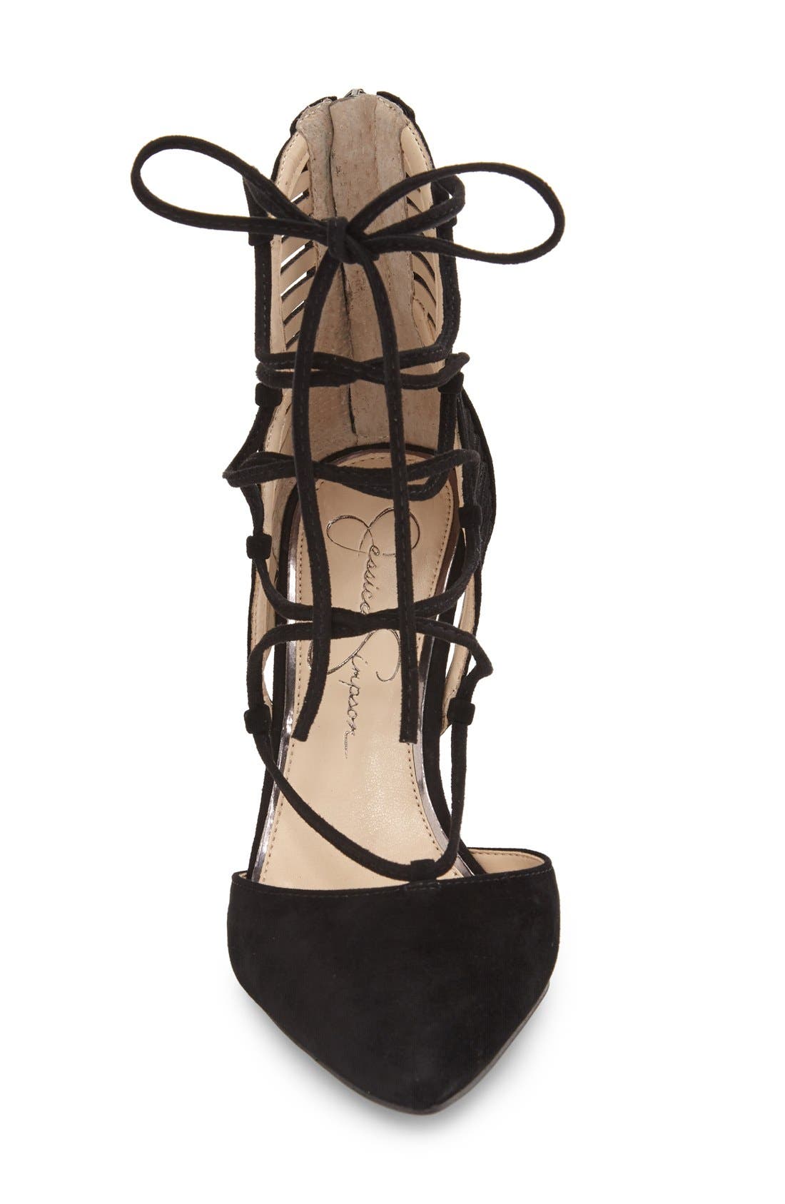 Jessica Simpson 'Cynessa' Ghillie Cage Pump, Alternate, color, 