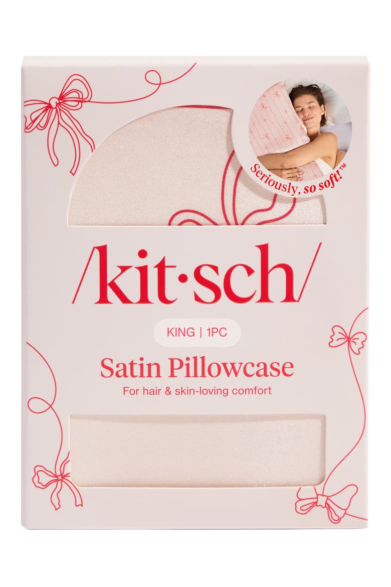 King Satin Pillowcase (Limited Edition), Alternate, color, PINK