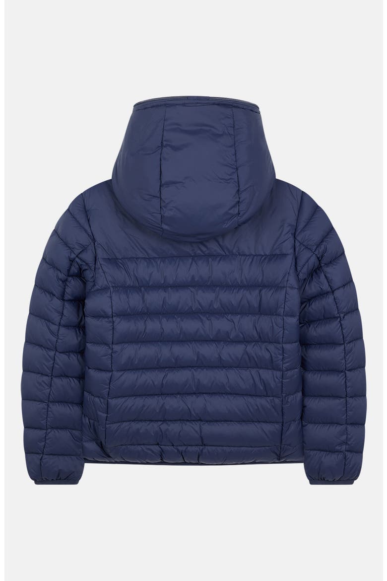 Kids' Giga Faux Fur Lined Hooded Puffer Coat, Alternate, color, 09 NAVY BLUE