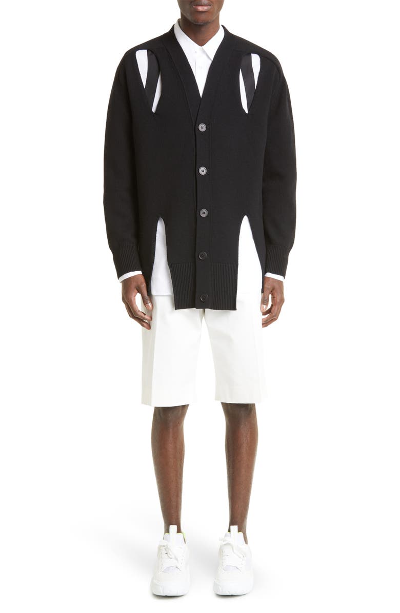 McQueen Harness Detail Button-Up Shirt, Main, color, 