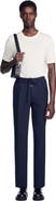 SANDRO Elasticated straight-leg trousers