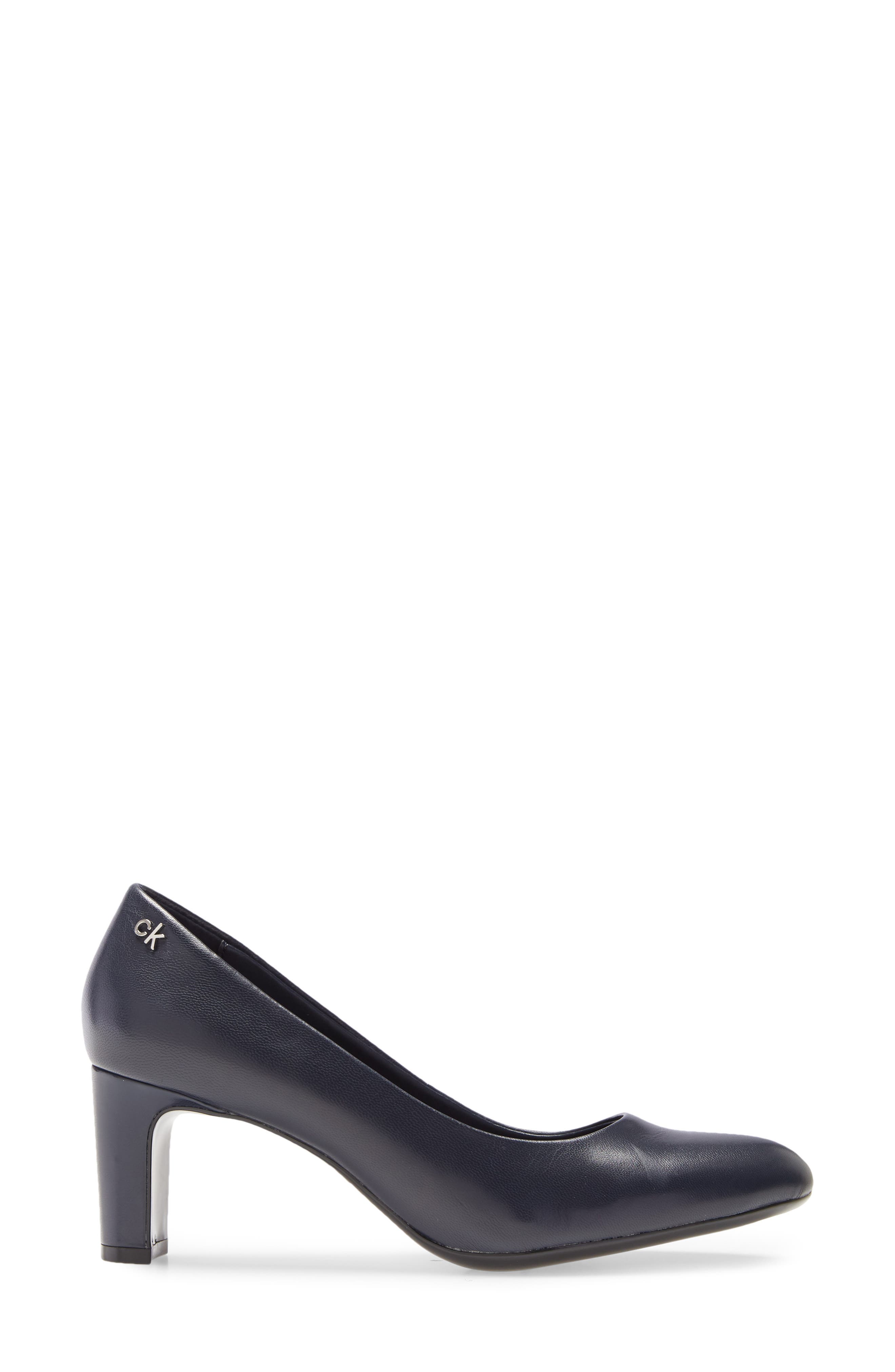 Oksa Pump, Alternate, color, DEEP NAVY LEATHER