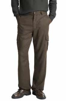 Louie Wool Blend Flannel Cargo Pants
