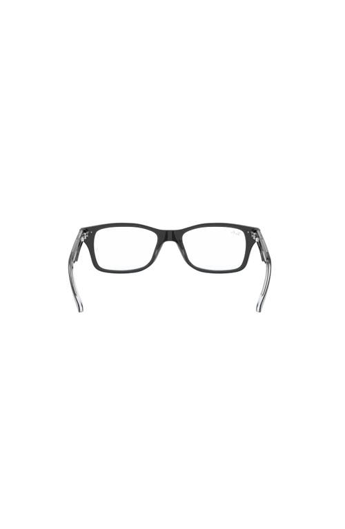 Ray Ban Ray-ban 48mm Square Optical Glasses In Gray