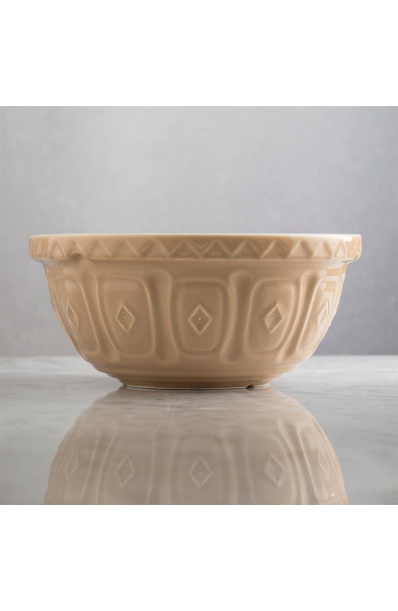 MASON CASH Cane Collection Size 4 Mixing Bowl, 10.5 Quart, Alternate, color, Beige