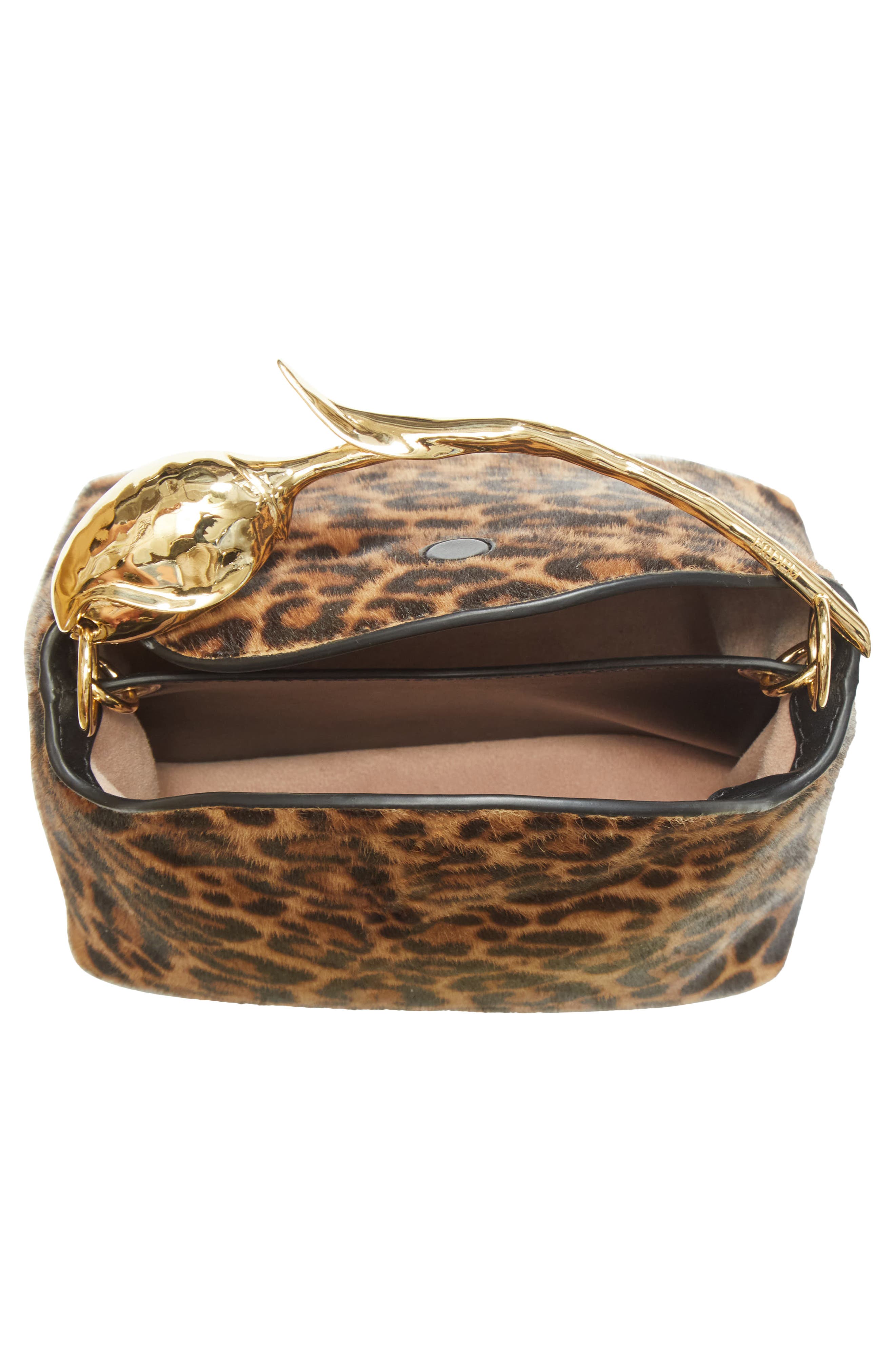Erdem Mini Bloom Genuine Calf Hair Bag, Alternate, color, Leopard