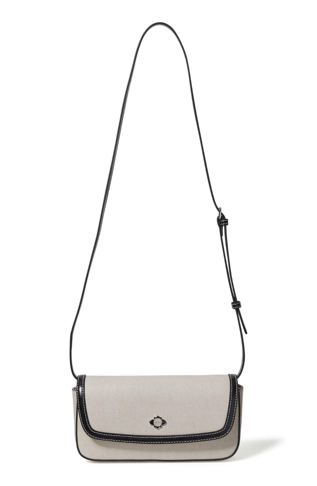 Oryany Moroccan Denim Print Leather Crossbody Phone Wallet, Alternate, color, 