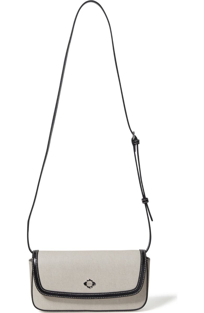 Oryany Moroccan Denim Print Leather Crossbody Phone Wallet, Alternate, color,