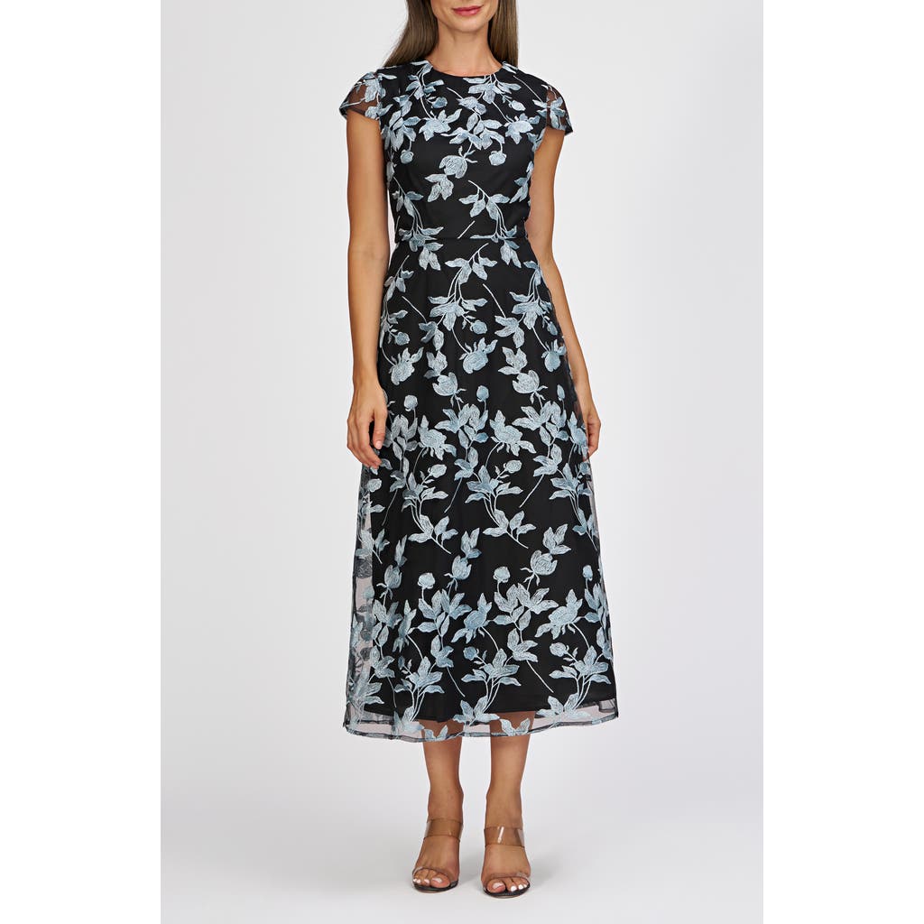 Js Collections Yvette Embroidered Midi Dress
