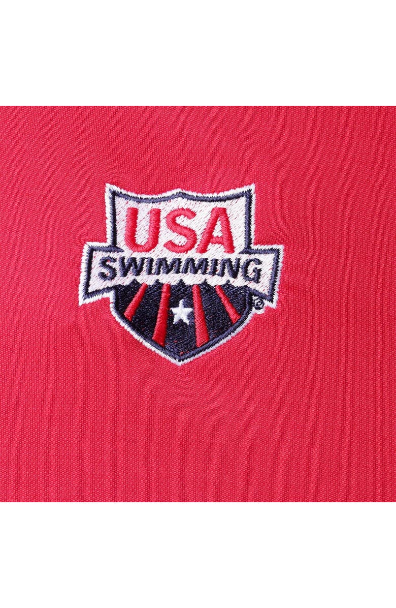 Columbia Men's Columbia Red USA Swimming Swim Sand Save Polo, Alternate, color, Red
