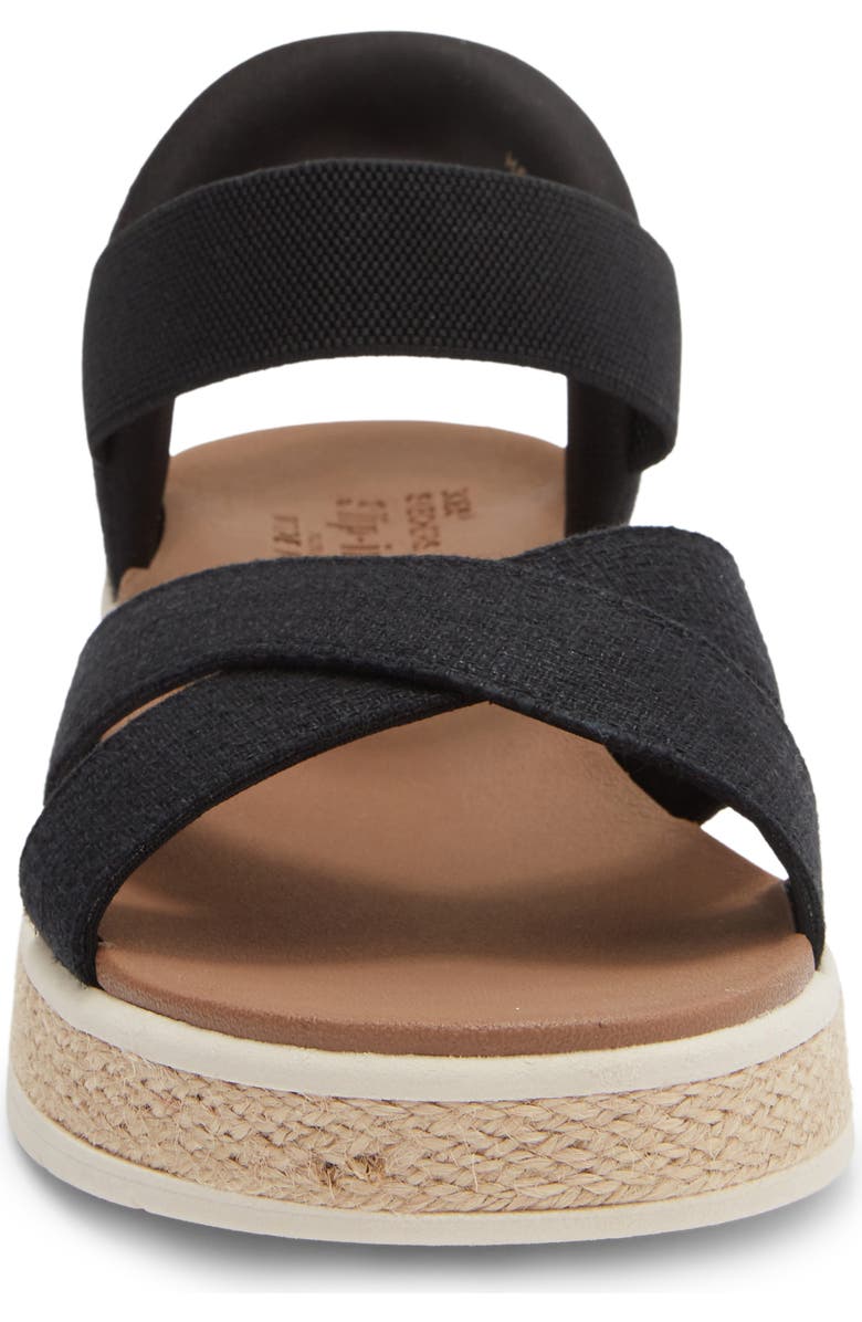 SKECHERS Slip-ins<sup>®</sup> BOBS<sup>®</sup> Slip-On Sandal, Alternate, color, Black